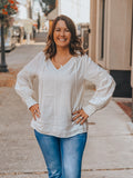 Carson Drawstring Blouse