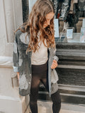 Midnight Black Tie Dye Jacket