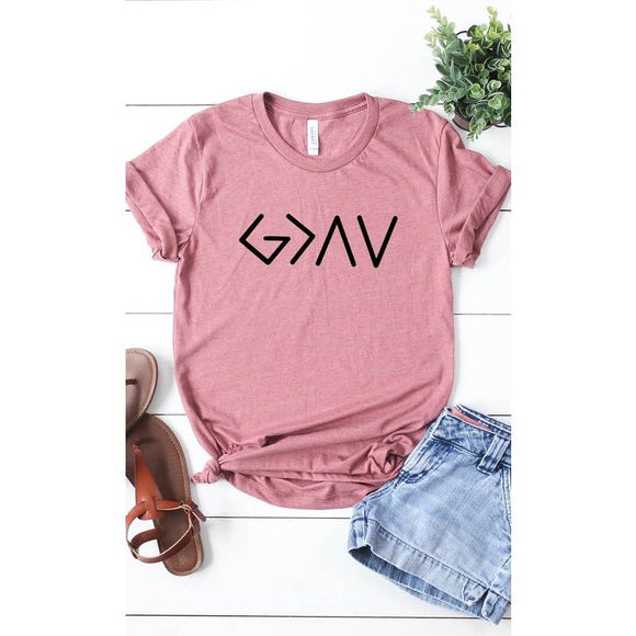 God is Greater Than Graphic Tee