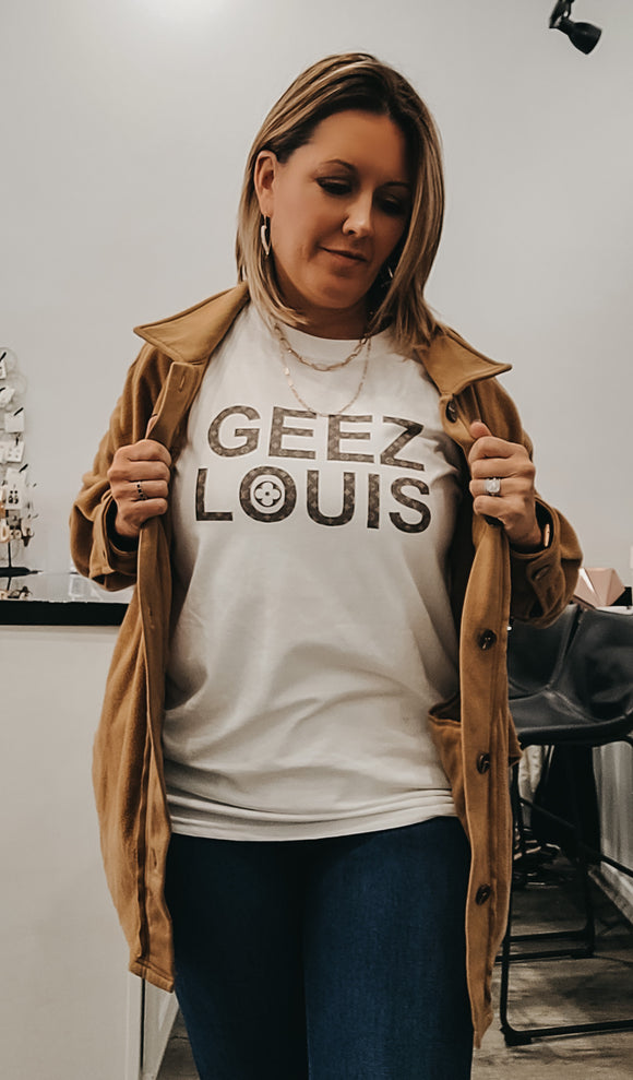 Geez Louis LV Inspired Graphic Tee