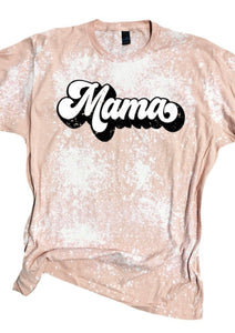 Mama Bleached Retro Graphic Tee