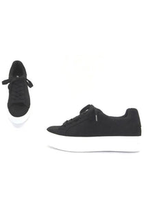 Black Platform Sneaker
