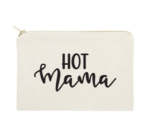"Hot Mama" Canvas Make up Bag