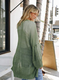 Netted Knit Cardigan (Multiple Color Options)