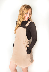Distressed Overall Dress-One Left (LG)